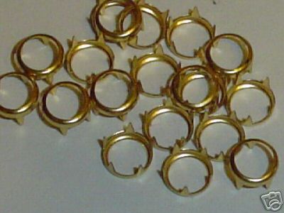 1 Gross 20ss RIM Rhinestone Settings - Gold